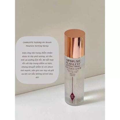 (Hàng US) - Xịt khóa lớp make up Charlotte Tilbury Airbrush Flawless Setting Spray