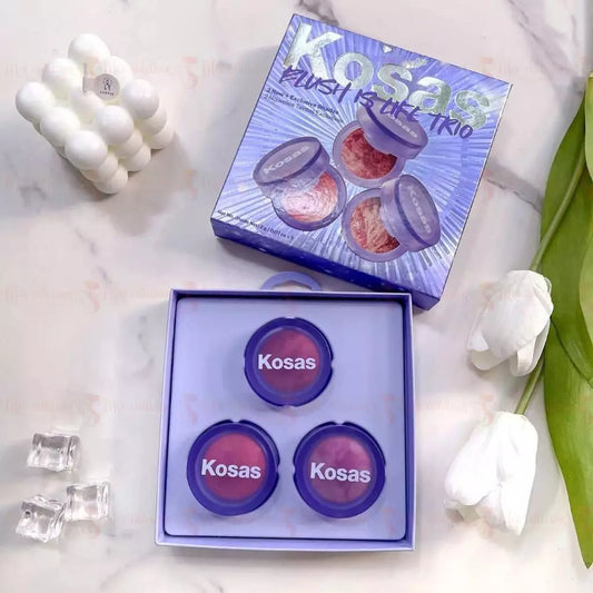 Hàng US - Set má hồng Kosas Blush Is Life Trio