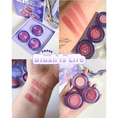 Hàng US - Set má hồng Kosas Blush Is Life Trio