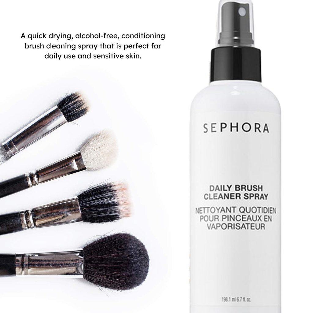 Hàng US - Xịt rửa cọ khô Sephora size Jumbo 400ml