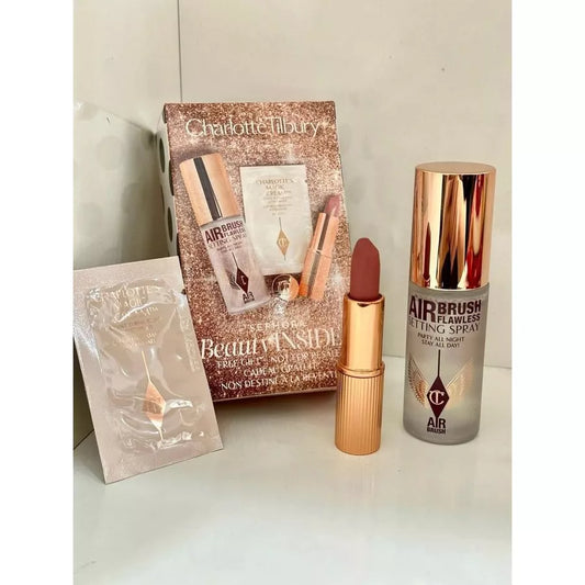 Set Xịt khóa nền Charlotte Tilbury Airbrush Flawless Setting Spray