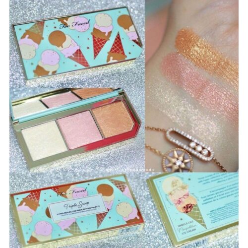Bắt sáng Too Faced Triple Scoop Hyper-Reflective Highlighting Palette - toofaced