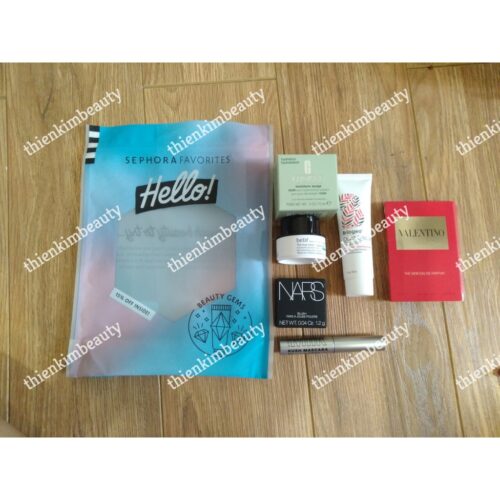 37022232c8a908759e29d9269a94f268.jpg Set trang điểm dưỡng da mini Sephora Favorites Hello! Beauty Gems