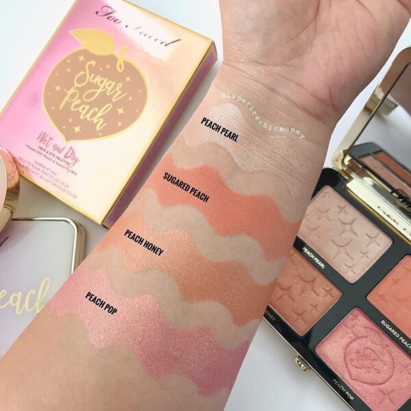 Bảng phấn Too Faced Sugar Peach Wet and Dry