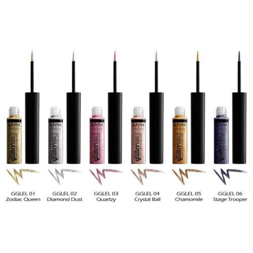 7c3cc6c4cc6330efe459d36736a50959.jpg Kẻ Mắt Kim Tuyến NYX Glitter Goals Liquid Eyeliner