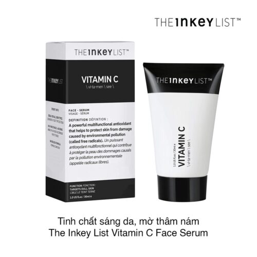Serum dưỡng sáng da mờ thâm nám The INKEY List Vitamin C 30%