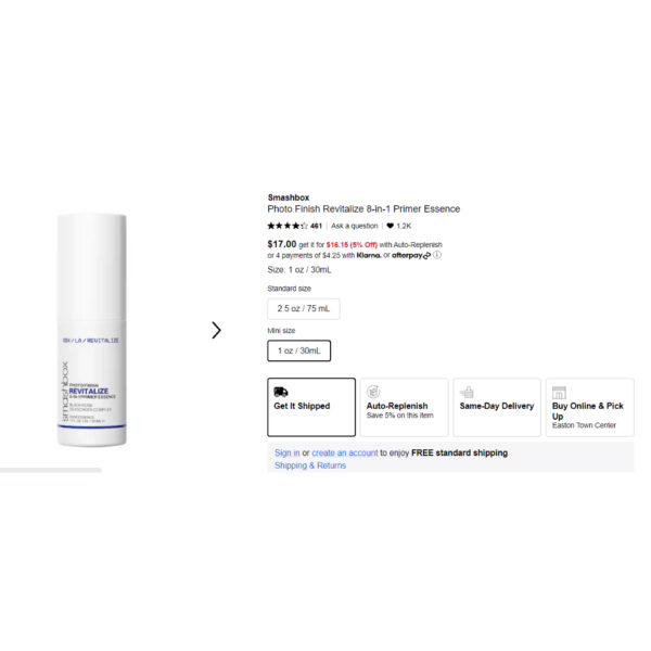 Xịt khoáng Đa Năng Photo Finish Revitalize 8-in-1 Essence 30ml