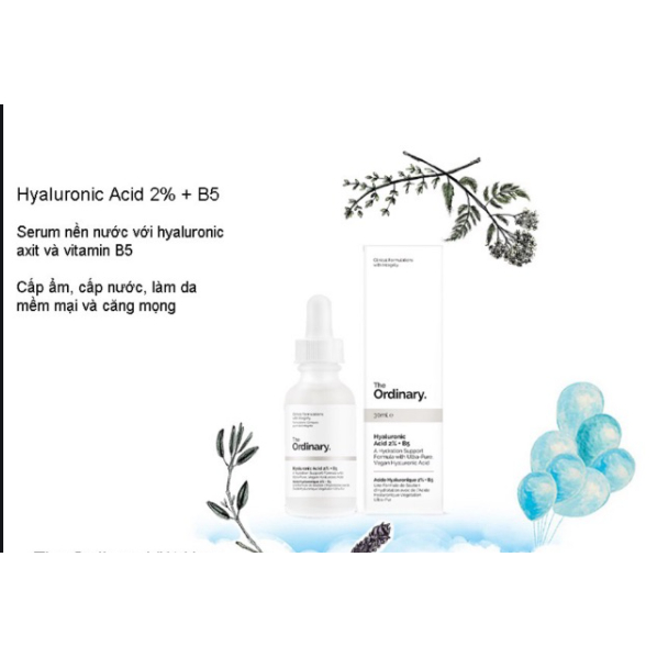 (Bill Mỹ) - The Ordinary - Hyaluronic Acid 2% + B5 cấp nước dưỡng ẩm cho da