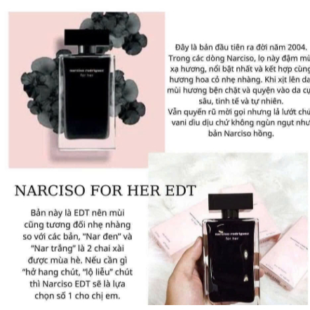 (Bill US) - Nước hoa NARCISO RODRIGUEZ FOR HER - 30ml