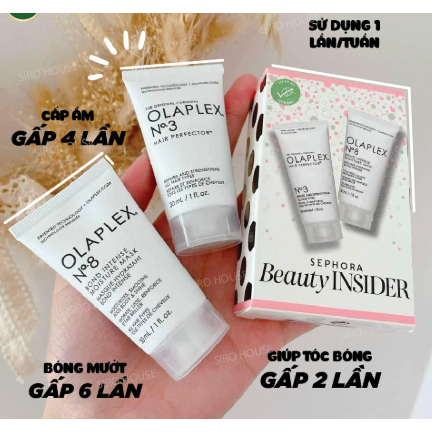 Set dưỡng tóc Olaplex  số 3 và số 8 -  No3, No8