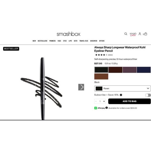vn-11134207-81ztc-mluj2bfupr7kda.jpg Hàng US - Chì kẻ mắt Smashbox Self Sharpening Liner fullsize fullbox