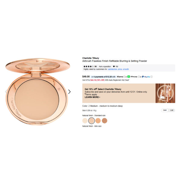 vn-11134207-820l4-mfe0e3tthjwv14.jpg (Hàng US)- Phấn phủ Charlotte Tilbury Airbrush Flawless Finish Fullsize